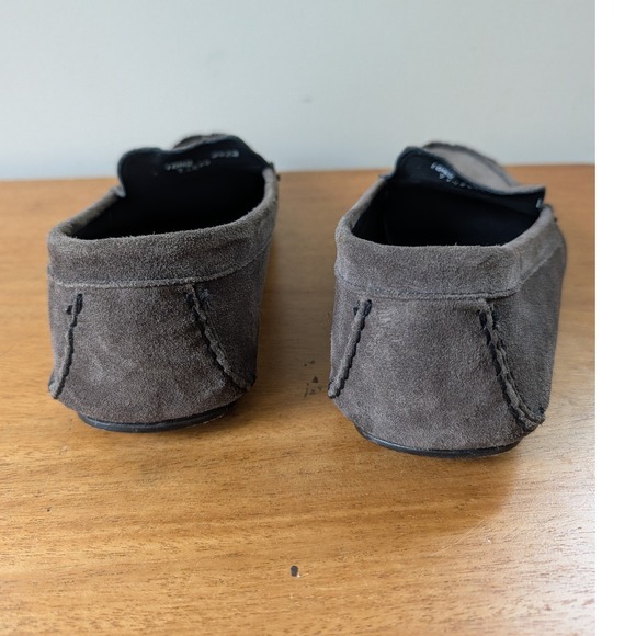 Allen Edmonds Super Sport Grey Suede Driving Loafers Mens 10.5 D 5432 main image 12